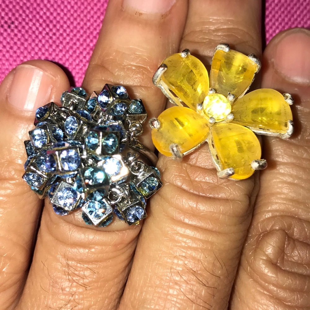 Two costume rings